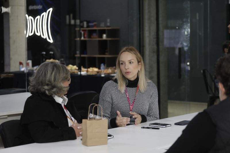 Professional team in modern office discussing and setting training goals aligned with business strategy