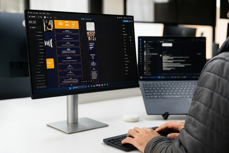 Ultra-detailed dashboard showing diverse business performance indicators and graphs on multiple digital screens