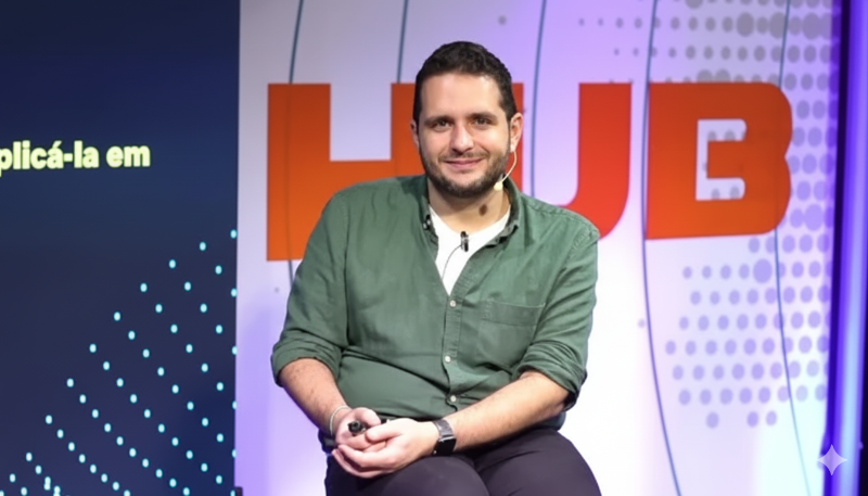 Professional woman using AI-powered career planning tools on a laptop in modern office